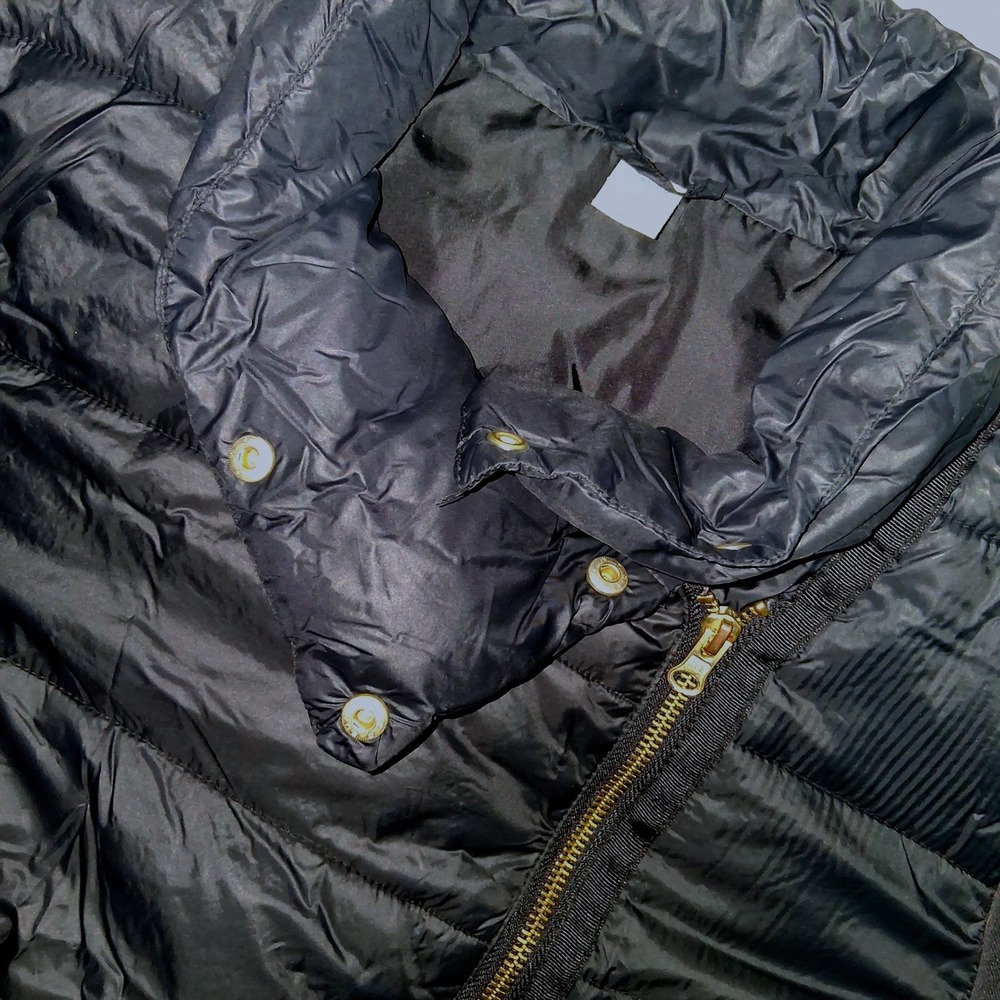 Old‎ Navy Active Black Quilted Zip Up Jacket Women's Size L Puffer Style